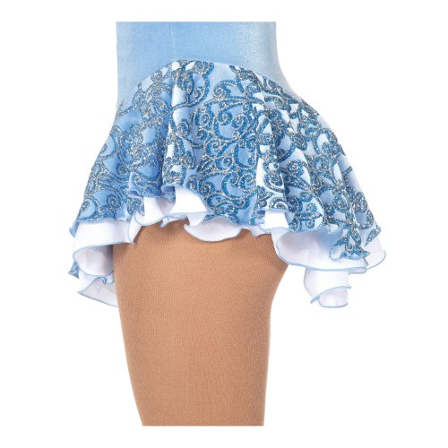Frost Glam Kjol - Bluebell/White