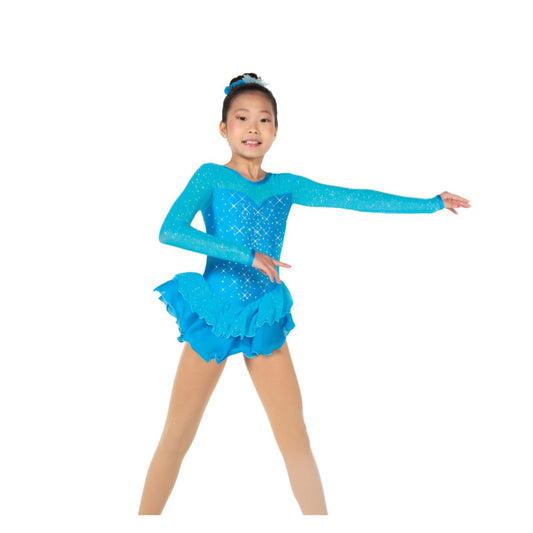 Crystal Kisses Dress: Turquoise