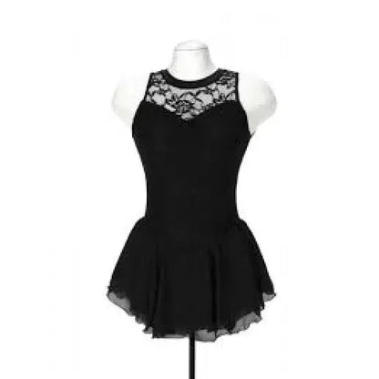 275 Overlace Dress Svart - Tinas Figure Skating Shop
