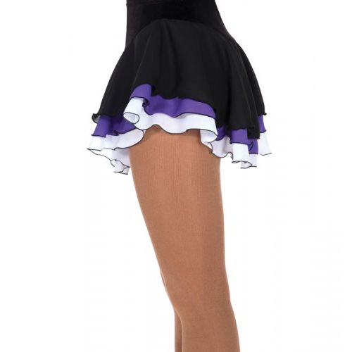 304 Triple Ribbon Skirts Grape - Tinas Figure Skating Shop
