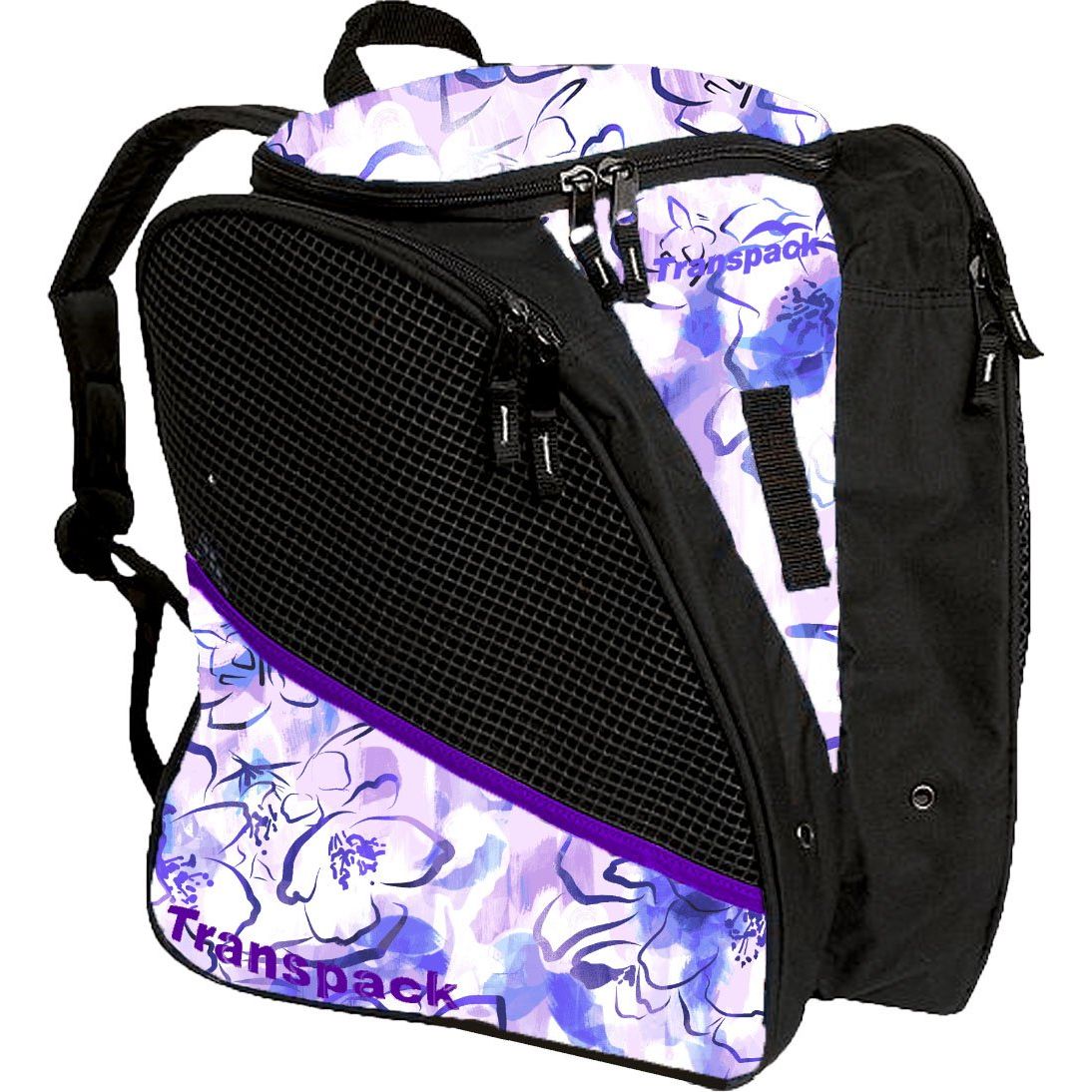 Transpack Skridskoryggsäck Blue Floral