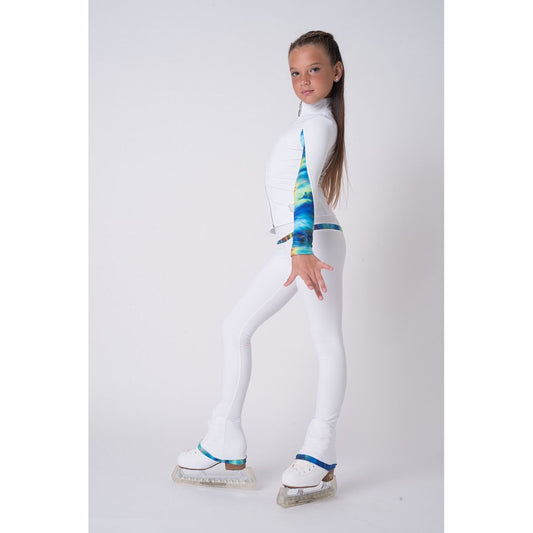 White Loop tights Wild Blue