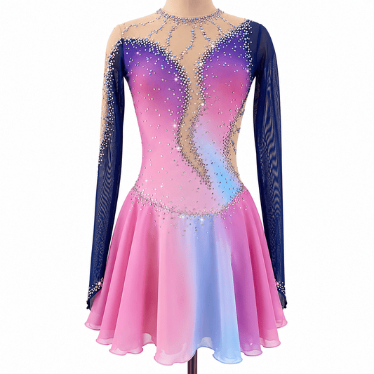 Fairy Orienatal Rainbow Dress - Tinas Figure Skating Shop