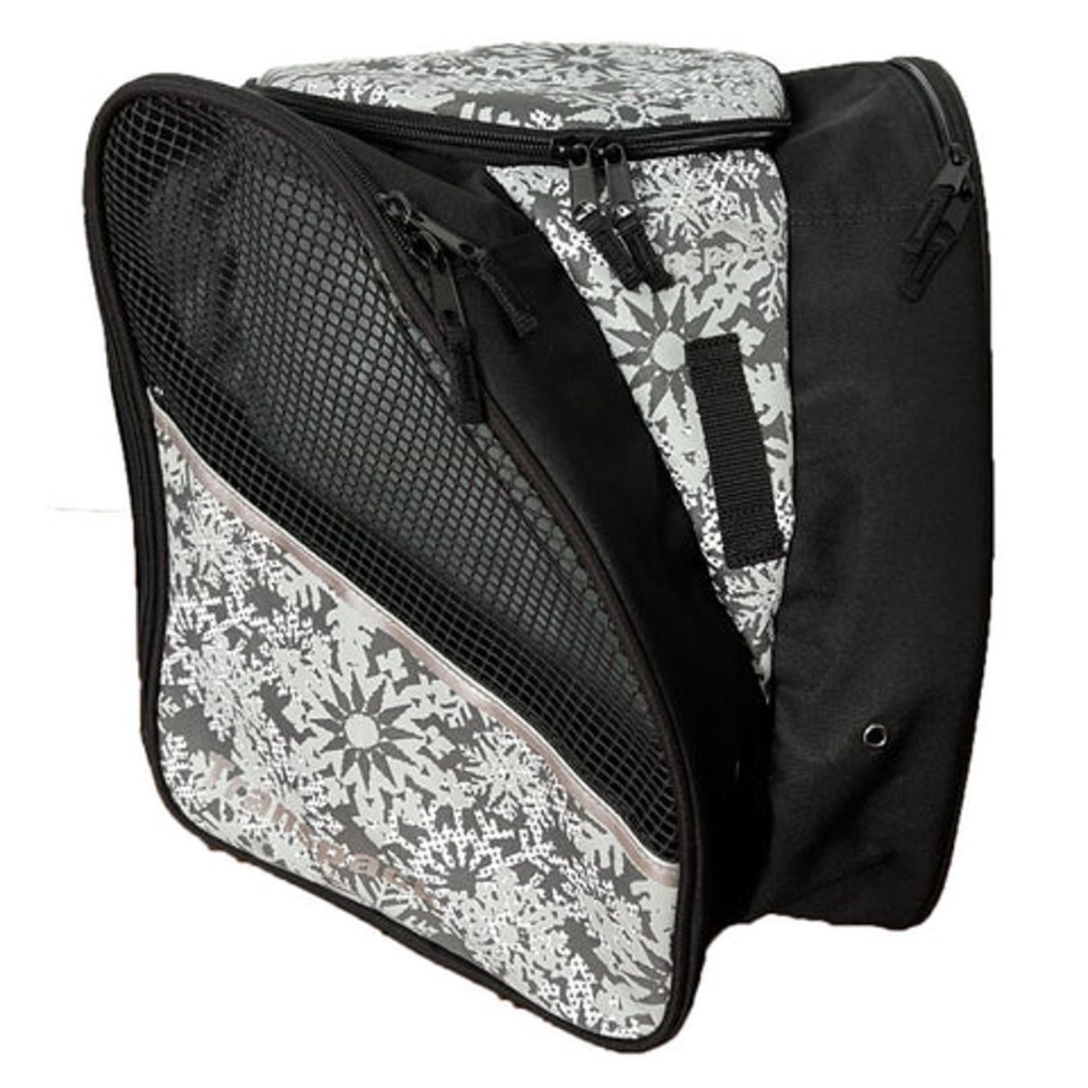 Transpack Skridskoryggsäck Grey Snowflake