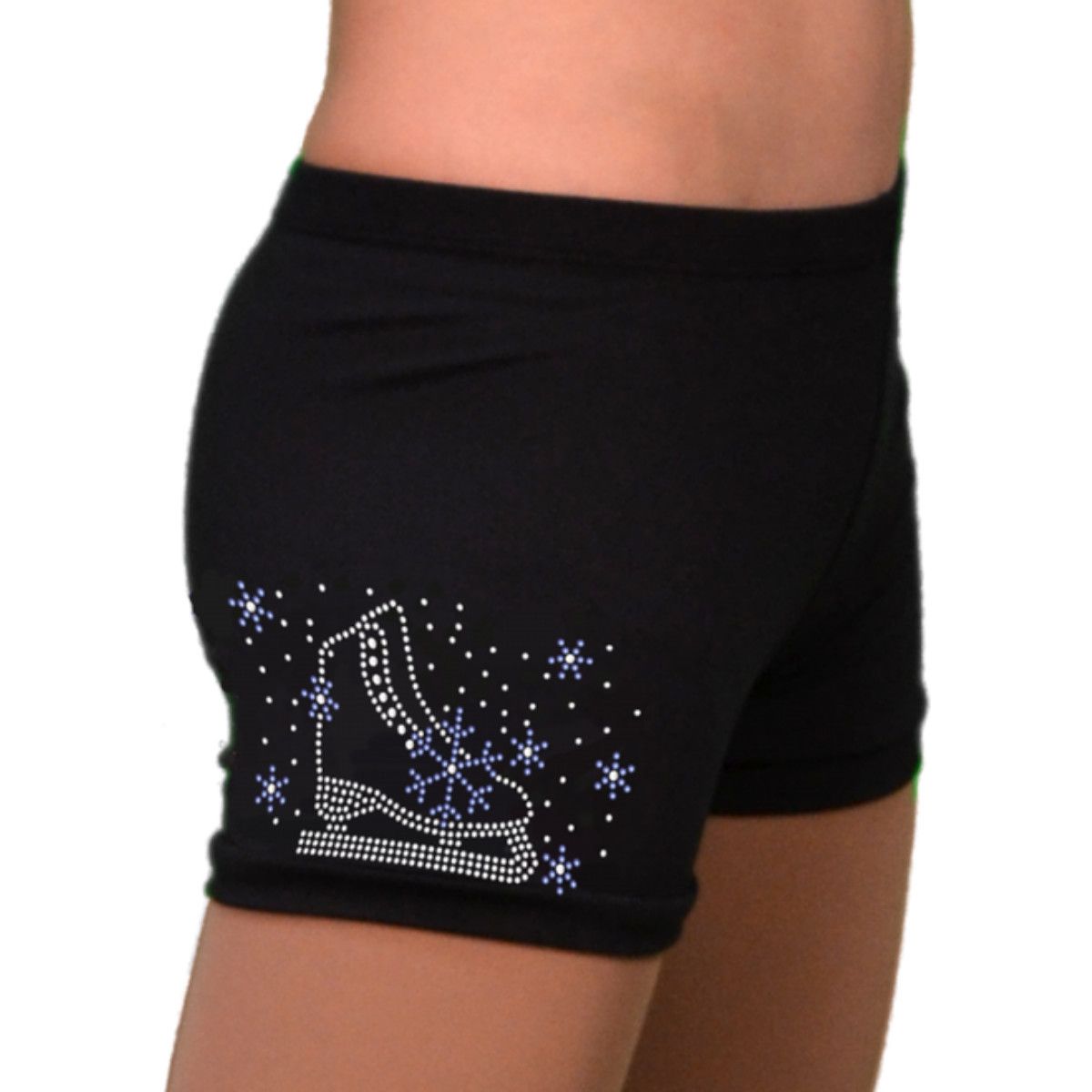 Skate Blue Crystal Shorts